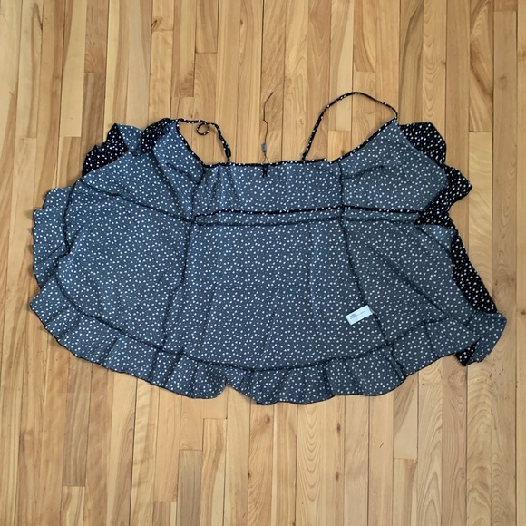 Zaful Heart Ruffle Cami Mini Dress black - Picture 3 of 5